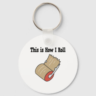 How I Roll Mail Packing Tape Key Ring