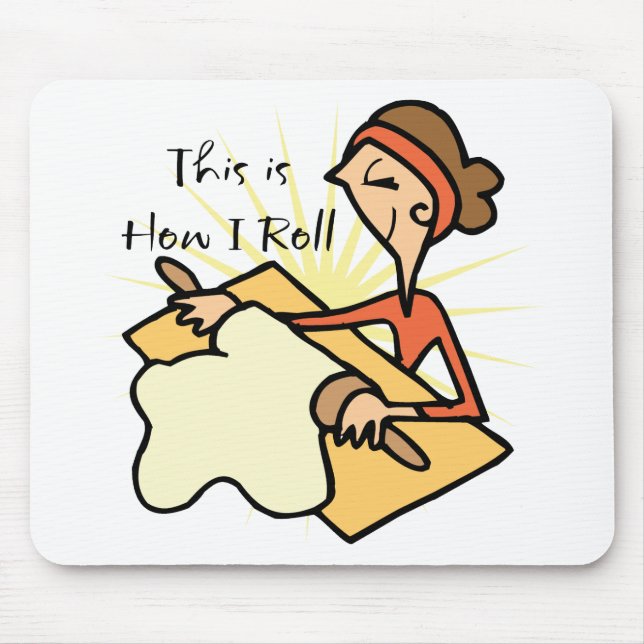 How I Roll Mouse Mat (Front)