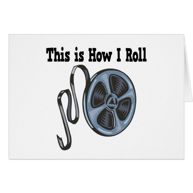 How I Roll Movie Film Tape (Front Horizontal)