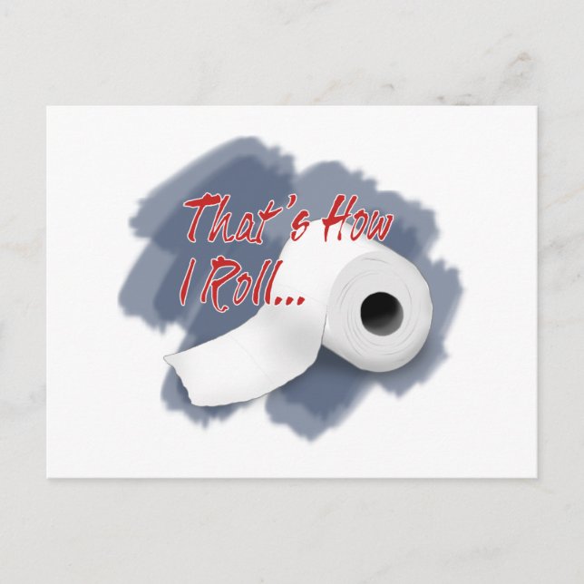 how-I-roll Postcard (Front)