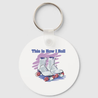 How I Roll (Roller Skates) Key Ring