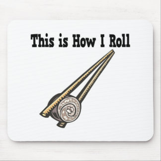 How I Roll Sushi Rice Roll Mouse Mat
