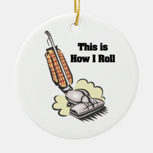 How I Roll (Vacuum Cleaner) Ceramic Tree Decoration