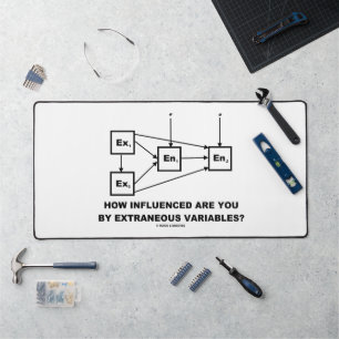 How Influenced Are You By Extraneous Variables? Desk Mat