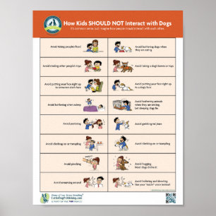How Kids SHOULD NOT Interact with Dogs Poster