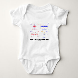 How Localised Are You? (Wave Packet Localisation) Baby Bodysuit