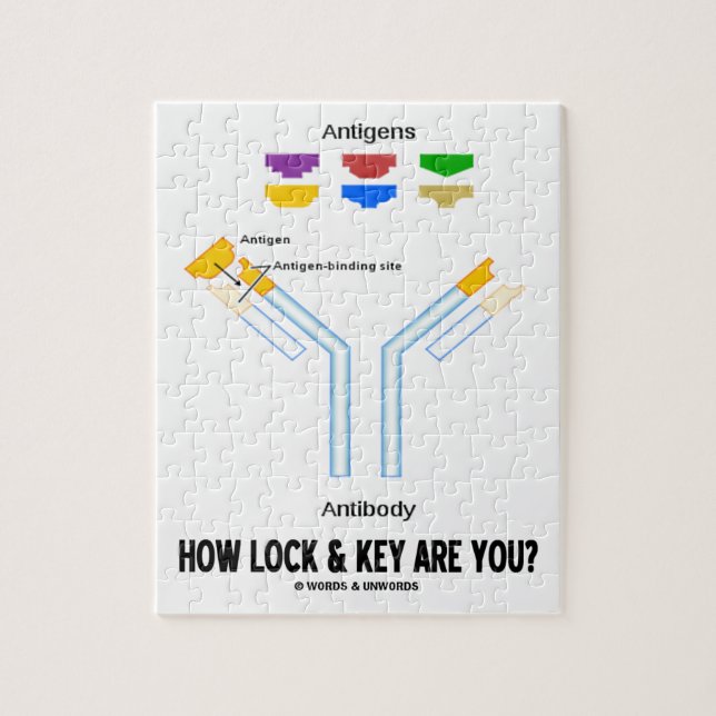How Lock And Key Are You? (Antigen Antibody) Jigsaw Puzzle (Vertical)