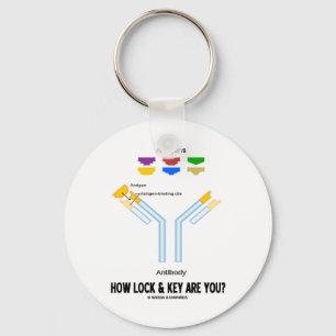 How Lock And Key Are You? (Antigen Antibody) Key Ring