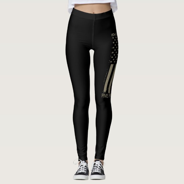 How Long Was I In The Army Five Foot Eleven Leggings (Front)