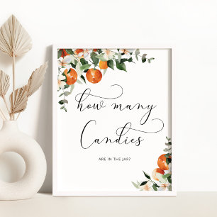 How many Candies are in the jar Poster