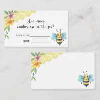 How many candies/ Bee baby shower game