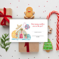 How many candies game - Gingerbread House