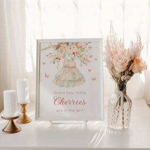 How many Cherries in the jar Clothesline Baby Poster