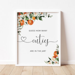 How many Cuties are in the jar Poster