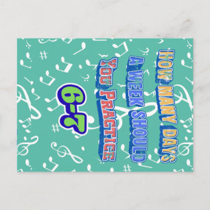 How Many Days A Week Should You Practice Postcard