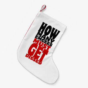 How Many Emcees Must Get Dissed Small Christmas Stocking