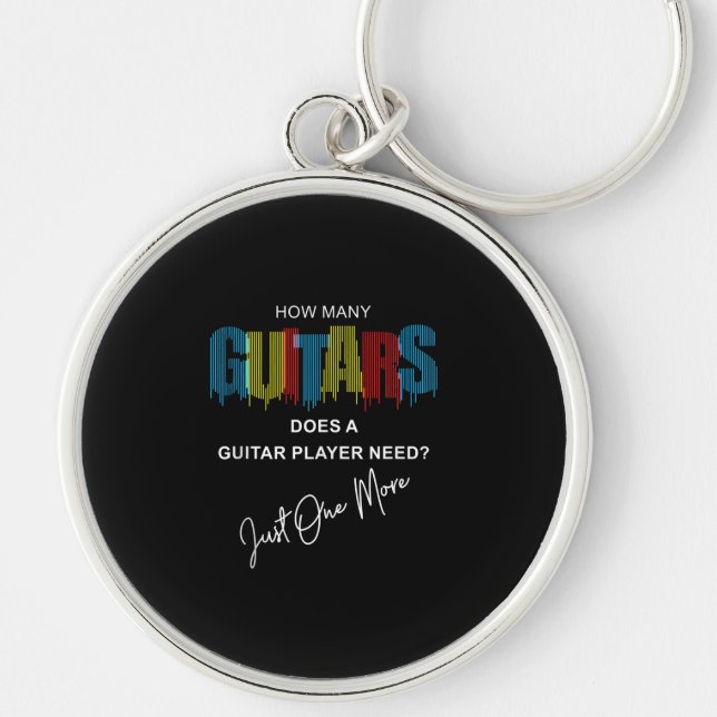 How Many Guitars Does A Guitar Player Need Just On Key Ring (Front)