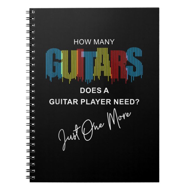 How Many Guitars Does A Guitar Player Need Just On Notebook (Front)