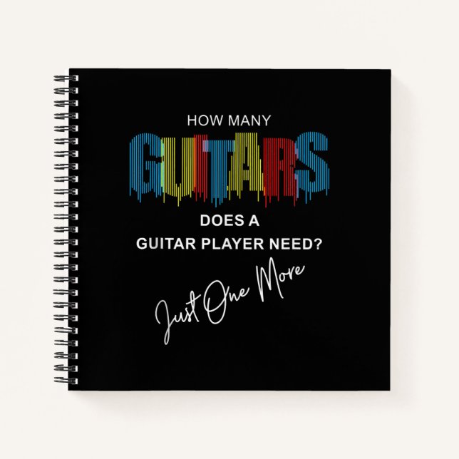 How Many Guitars Does A Guitar Player Need Just On Notebook (Front)