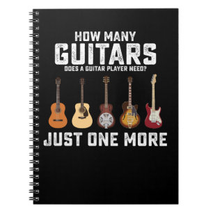 How many guitars does a guitar player need Just on Notebook
