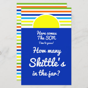 How Many in the Jar Baby Shower Game