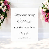 How Many Kisses Bridal Shower Games