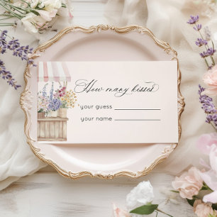 How many Kisses Fresh Off the market Floral Enclosure Card