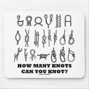 How Many Knots Can You Knot? Mouse Mat