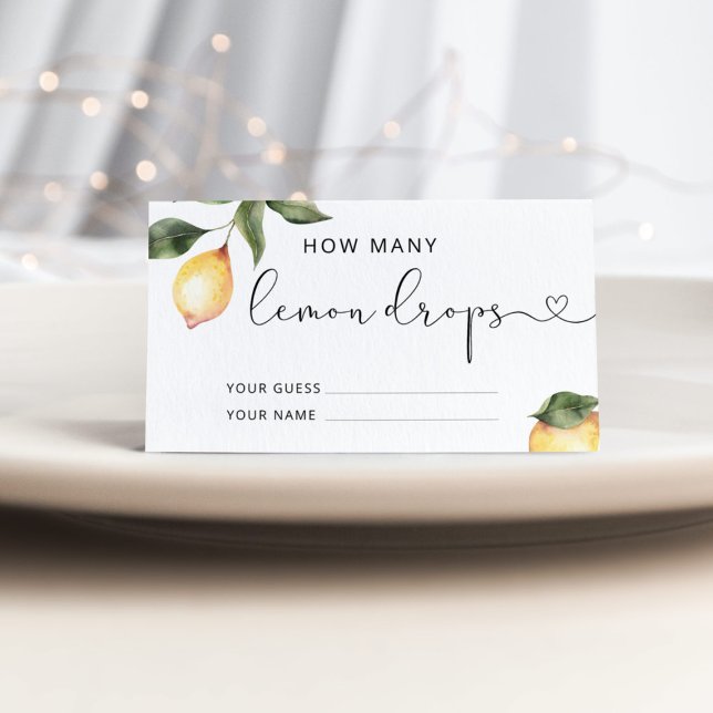 How many lemon drops enclosure card (Creator Uploaded)