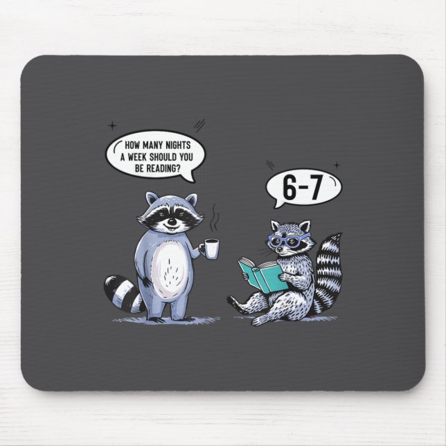 How Many Night A Week Should You 67 Reading Teache Mouse Mat (Front)