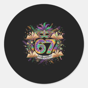 How Many Night A Week Should You Be Reading 67 Boo Classic Round Sticker