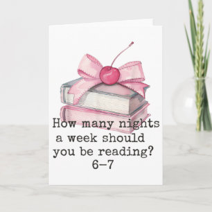 How Many Night A Week Should You Be Reading 67 Mem Card