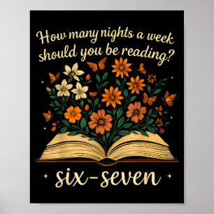 How Many Night A Week Should You Be Reading 67 Mem Poster