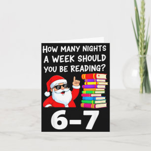 How Many Nights A Week Should You Be Reading 67 Ch Card