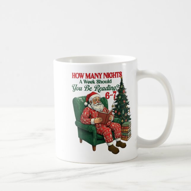 How Many Nights A Week Should You Be Reading 67 Ch Coffee Mug (Right)