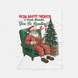 How Many Nights A Week Should You Be Reading 67 Ch Fleece Blanket