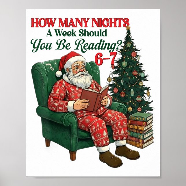How Many Nights A Week Should You Be Reading 67 Ch Poster (Front)