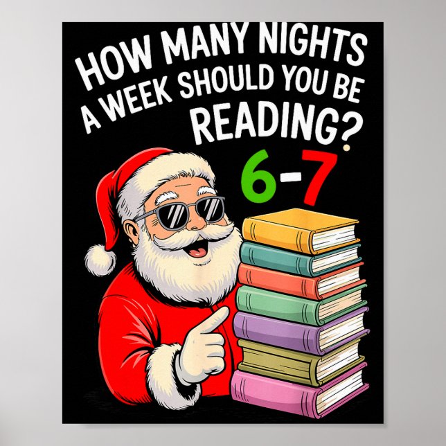 How Many Nights A Week Should You Be Reading 67 Ch Poster (Front)