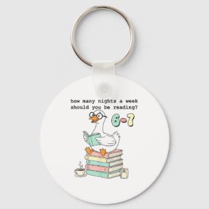 How Many Nights A Week Should You Be Reading 67 Me Key Ring