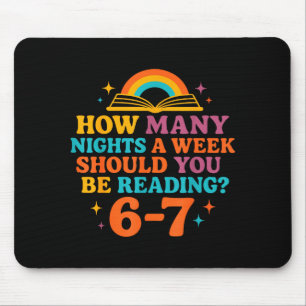 How Many Nights A Week Should You Be Reading 67 Me Mouse Mat