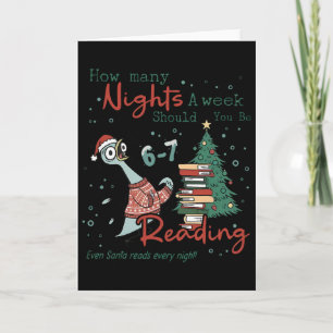 How Many Nights A Week Should You Be Reading 67 Te Card