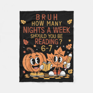 How Many Nights A Week Should You Be Reading 67 Te Fleece Blanket