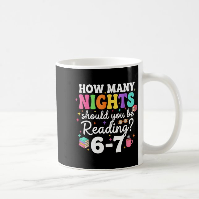 How Many Nights A Week Should You Be Reading 6 7 B Coffee Mug (Right)