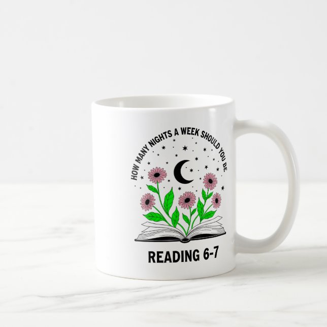 How Many Nights A Week Should You Be Reading 6-7 B Coffee Mug (Right)