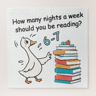 How Many Nights a Week Should You Be Reading 6-7 Jigsaw Puzzle