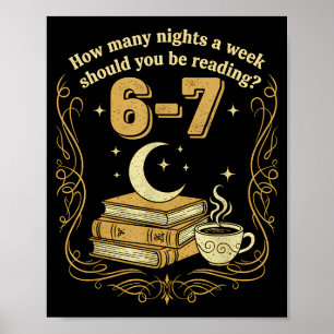 How Many Nights A Week Should You Be Reading 6 7 M Poster