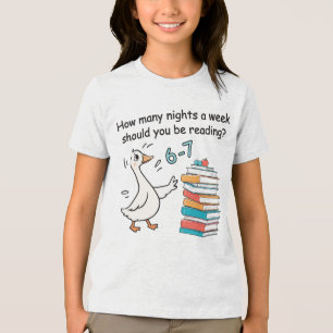 How Many Nights a Week Should You Be Reading 6-7 Tri-Blend Shirt
