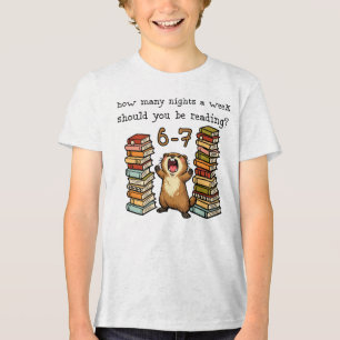 How Many Nights A Week Should You Be Reading 6-7 Tri-Blend Shirt