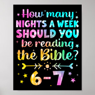How Many Nights A Week Should You Be Reading The B Poster