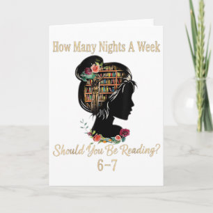 How Many Nights Reading 67 Funny Meme Six Seven Te Card
